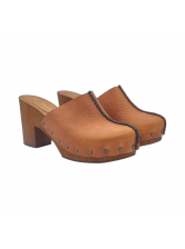 Women's mules with 9 cm...