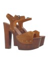 BROWN CLOGS LEATHER SHIPPING WITH DHL EXPRESS