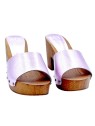 CLOGS GLYCINE COLORED LAMINATED AND HEEL 9