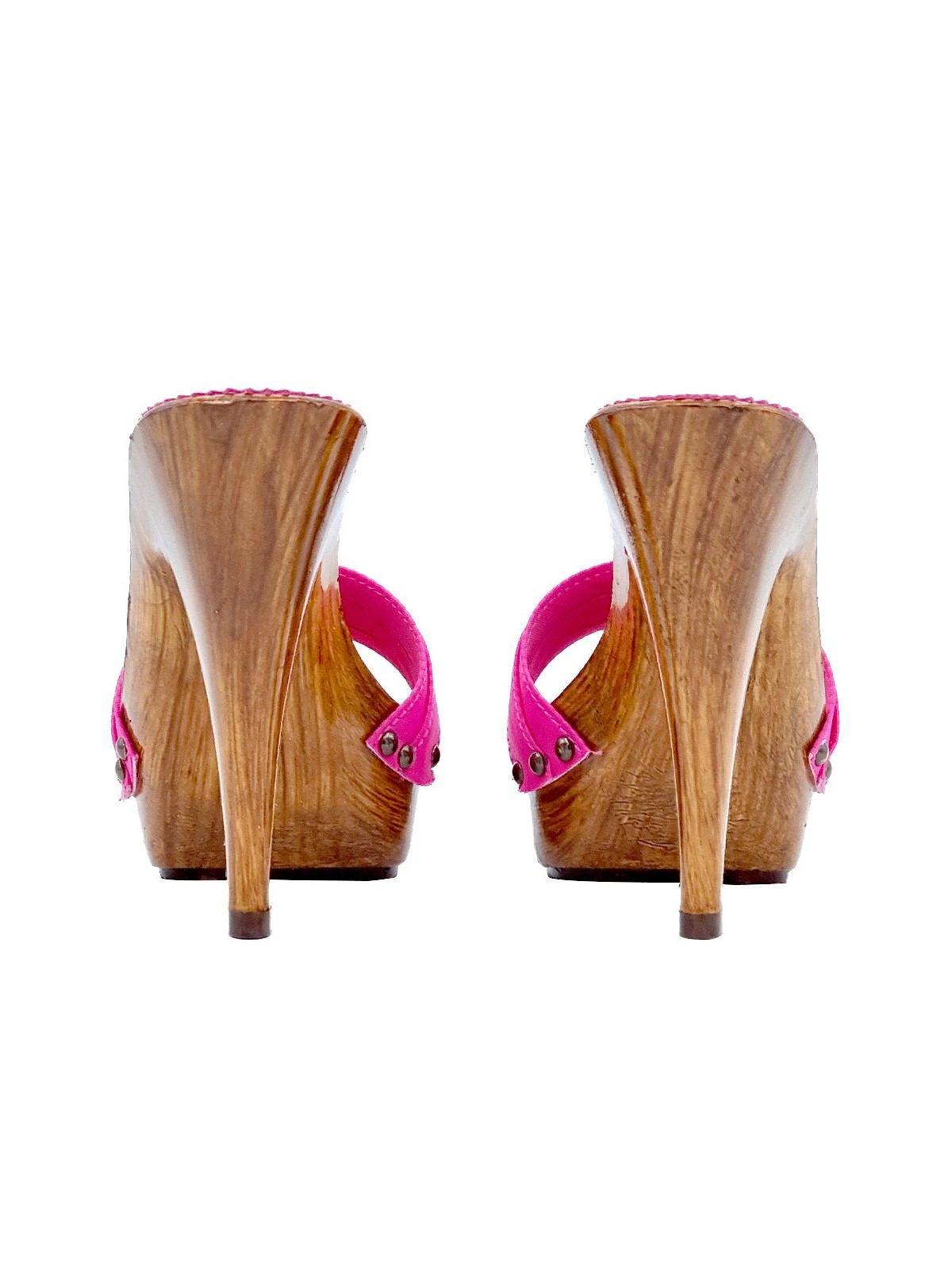 FUXIA CLOGS WITH HEEL 13