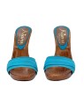 CLOGS COLOR TURQUOISE HEEL 12